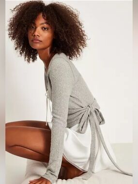 Free People Sugar Plum Wrap Cardi